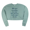 Tori Amos So You Can Make Me Cum Dusty Blue Women's Cropped Sweatshirt New Merch