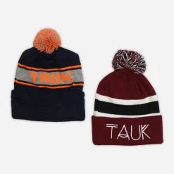 TAUK Logo Pom Beanies New Merch