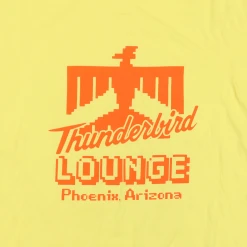 Thunderbird Lounge New Merch TL Logo Yellow T-Shirt