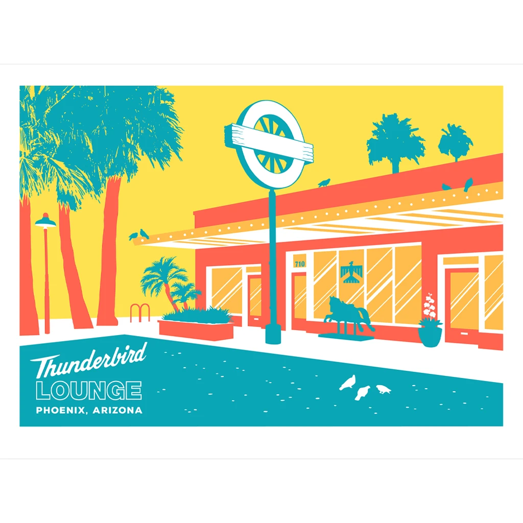 Thunderbird Lounge Limited Edition Poster 1 Thunderbird Lounge Limited Edition Poster