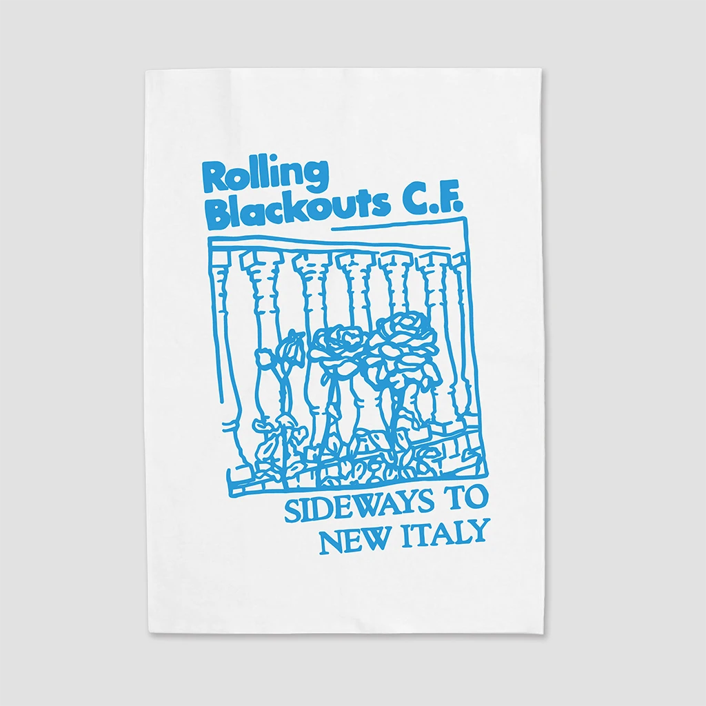Rolling Blackouts Coastal Fever New Merch Sideways To New Italy Dish Towel 1 Rolling Blackouts Coastal Fever New Merch Sideways To New Italy Dish Towel