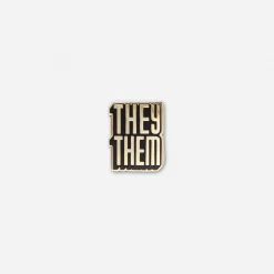 Autostraddle They/Them Pronoun Pin