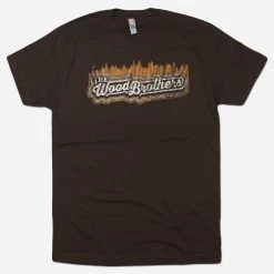 The Wood Brothers New Merch The Woods Brown T-Shirt