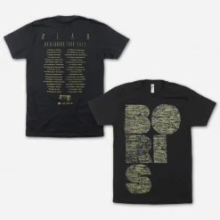 Boris (Band) New Merch Dear 2017 NA Tour Black T-Shirt