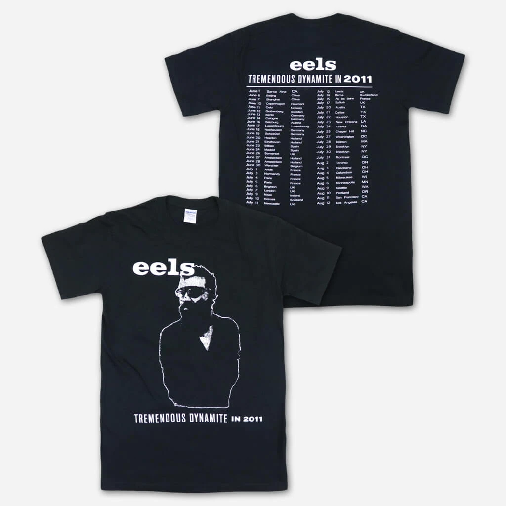 Eels New Merch Tremendous Dynamite 2011 Tour T-Shirt 1 Eels New Merch Tremendous Dynamite 2011 Tour T-Shirt
