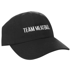 Meatball Merch Team Meatball Black Dad Hat