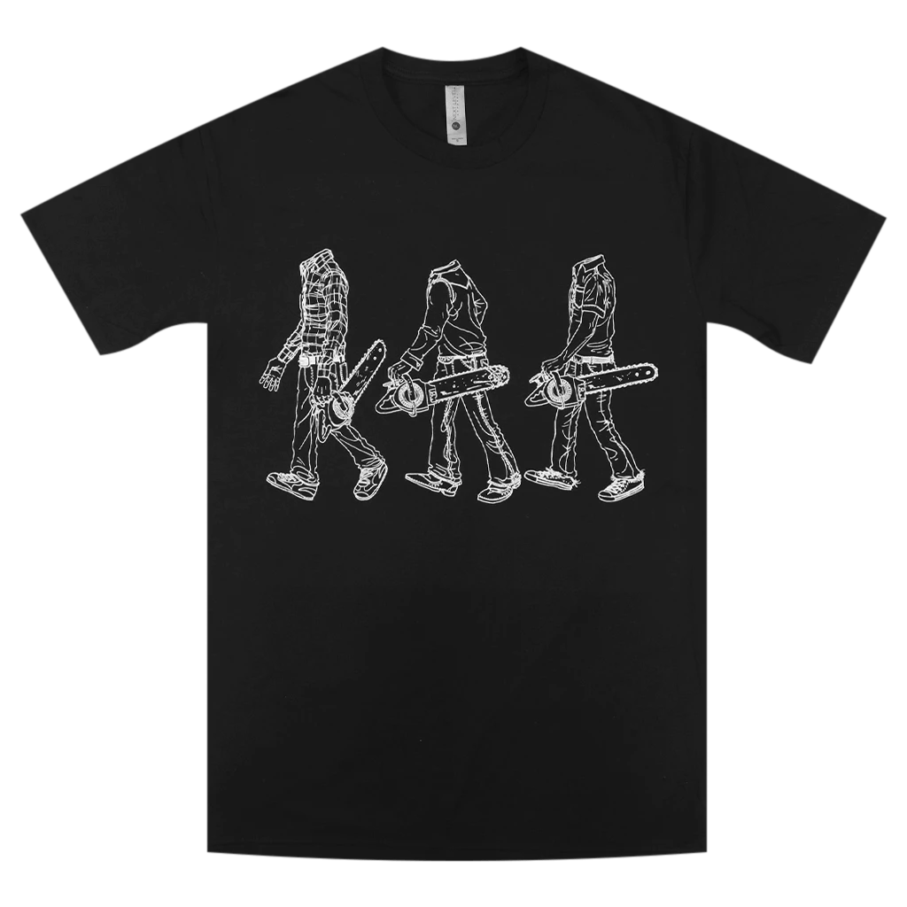 Tera Melos New Merch Chainsaw Black T-Shirt 1 Tera Melos New Merch Chainsaw Black T-Shirt