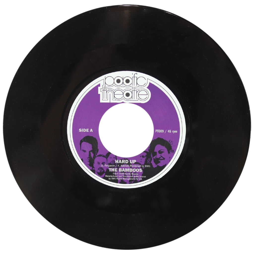 The Bamboos Hard Up/Ride On Time 7" Vinyl 2 The Bamboos Hard Up/Ride On Time 7" Vinyl