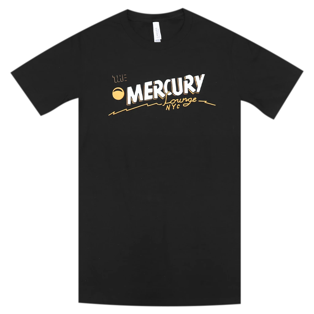 Mercury Lounge Classic Black T-Shirt New Merch 1 Mercury Lounge Classic Black T-Shirt New Merch