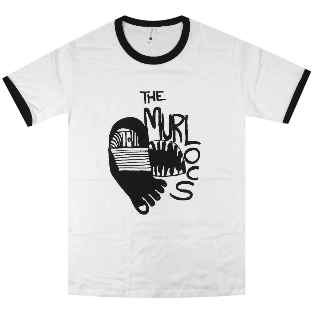 The Murlocs Foot In Mouth White/Black Ringer T-Shirt 1 The Murlocs Foot In Mouth White/Black Ringer T-Shirt