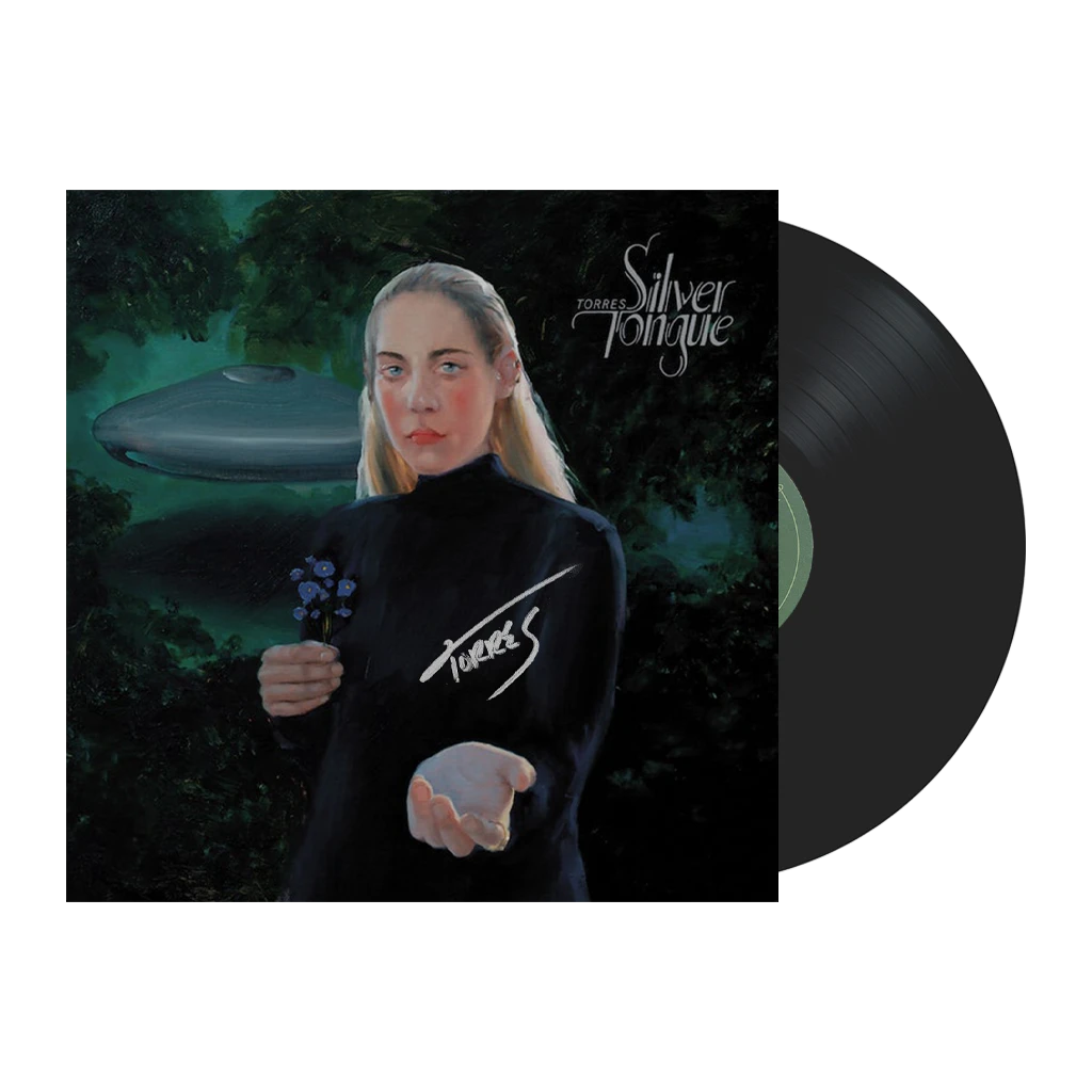 Torres New Merch Silver Tongue Autographed Black Vinyl 1 Torres New Merch Silver Tongue Autographed Black Vinyl