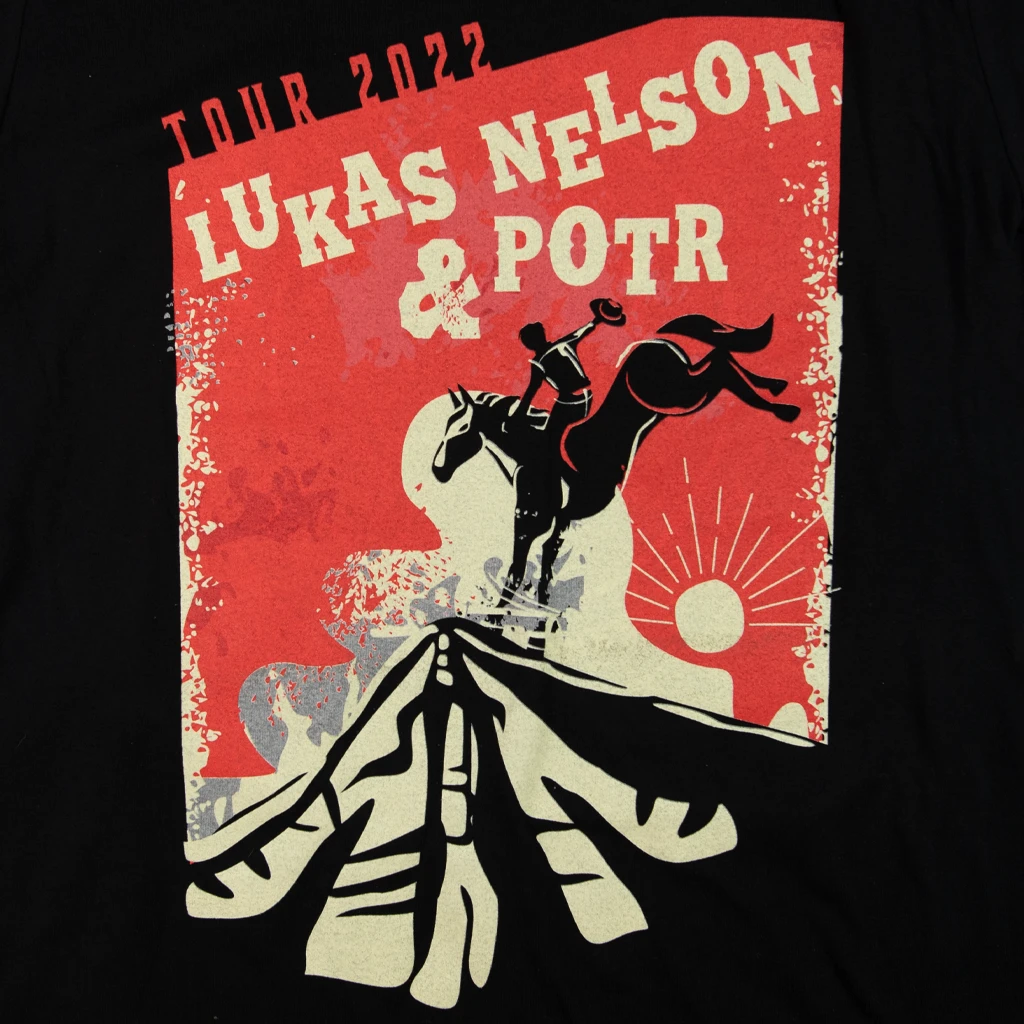 Lukas Nelson & Promise Of The Real Bronco 2022 Spring Tour T-Shirt 2 Lukas Nelson & Promise Of The Real Bronco 2022 Spring Tour T-Shirt