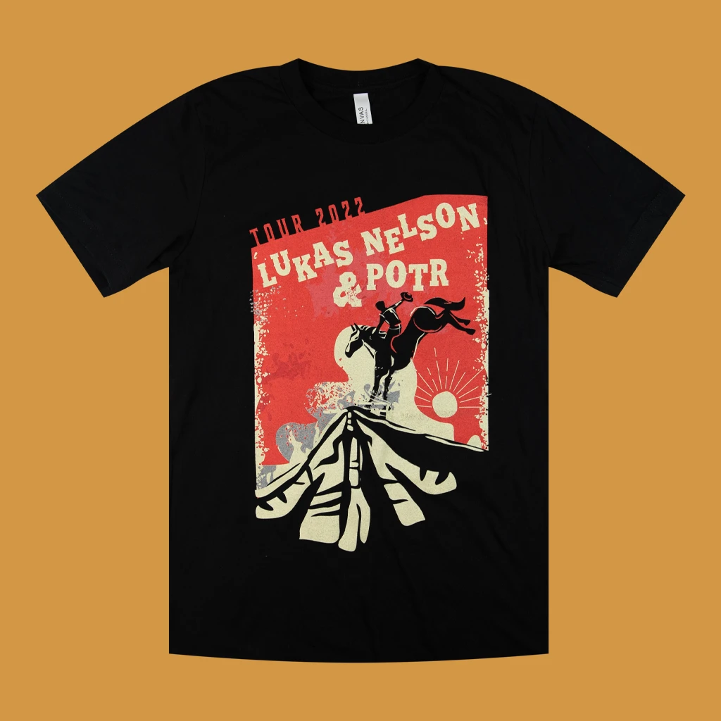 Lukas Nelson & Promise Of The Real Bronco 2022 Spring Tour T-Shirt 4 Lukas Nelson & Promise Of The Real Bronco 2022 Spring Tour T-Shirt