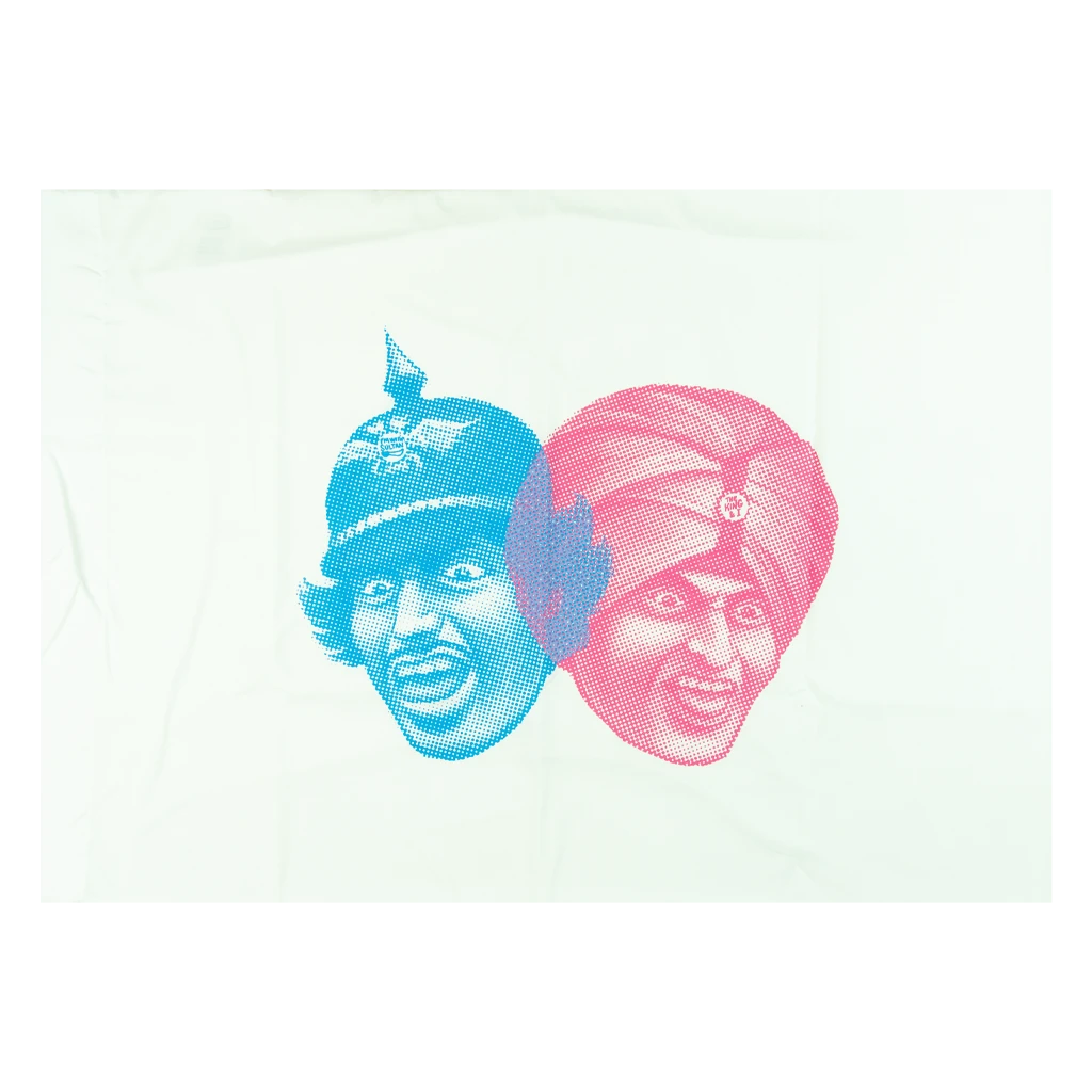 The King Khan & BBQ Show Two Heads Limited Edition Pillowcase 1 The King Khan & BBQ Show Two Heads Limited Edition Pillowcase