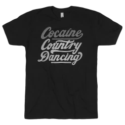 Paul Cauthen Cocaine Country Dancing Black T-Shirt