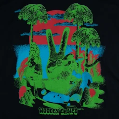 Wooden Shjips V Album Black T-Shirt New Merch