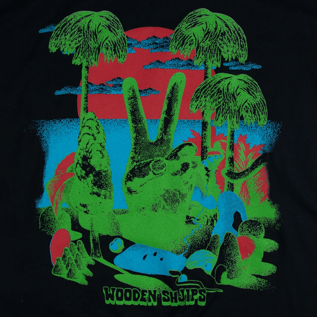 Wooden Shjips V Album Black T-Shirt New Merch 2 Wooden Shjips V Album Black T-Shirt New Merch