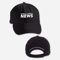 Weekly World News New Merch WWN Logo Black Hat