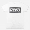 Weekly World News New Merch WWN Logo White T-Shirt