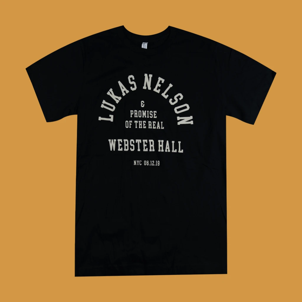 Lukas Nelson & Promise Of The Real Webster Hall 2019 T-Shirt New Merch 1 Lukas Nelson & Promise Of The Real Webster Hall 2019 T-Shirt New Merch