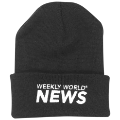 Weekly World News WWN Logo Beanie New Merch 3 Weekly World News WWN Logo Beanie New Merch