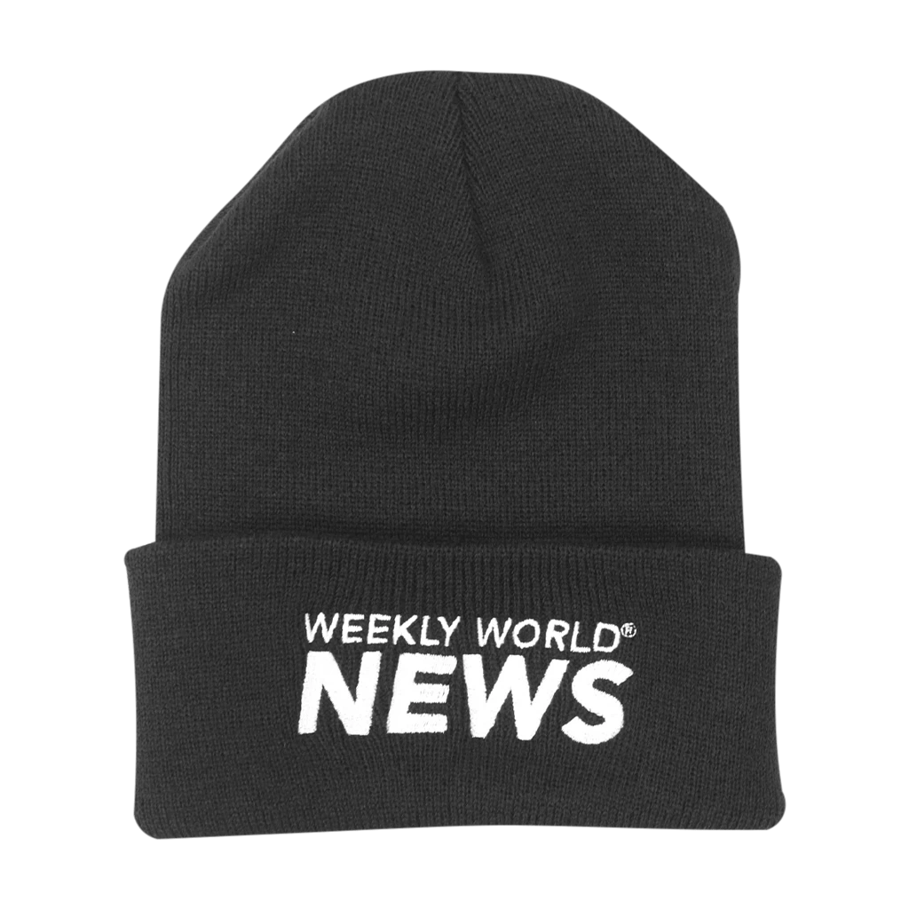 Weekly World News WWN Logo Beanie New Merch 1 Weekly World News WWN Logo Beanie New Merch