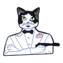 Weekly World News New Merch Spycat Enamel Pin