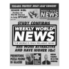 Weekly World News WWN Logo Enamel Pin New Merch