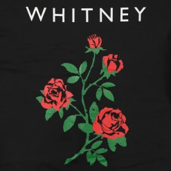 Whitney New Merch Red Rose Black Pullover Sweatshirt