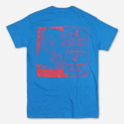 Parquet Courts Falling Statue Sapphire Pocket T-Shirt New Merch