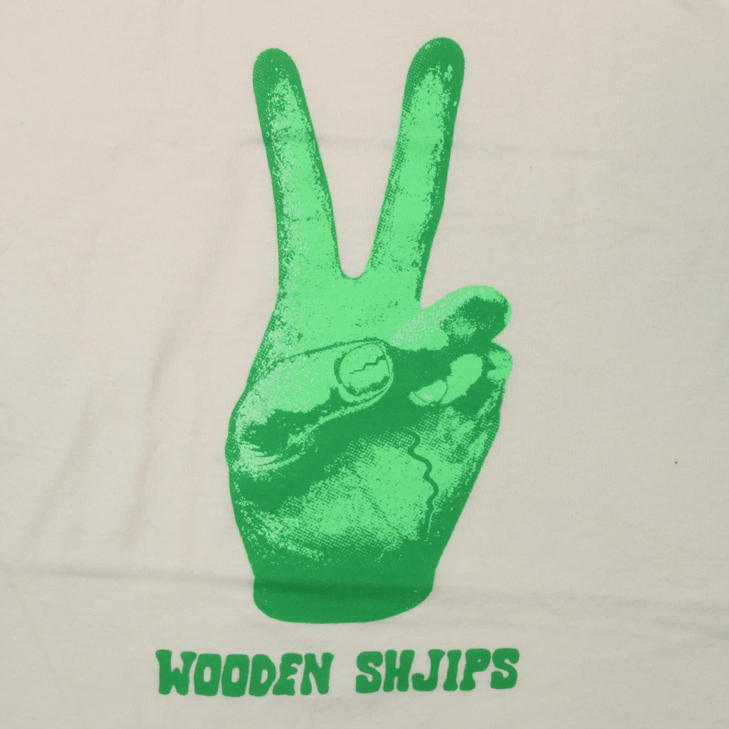Wooden Shjips Green Peace Hand T-Shirt New Merch 2 Wooden Shjips Green Peace Hand T-Shirt New Merch