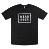 NEAR BEER Wordmark Logo Tri-Blend Black T-Shirt
