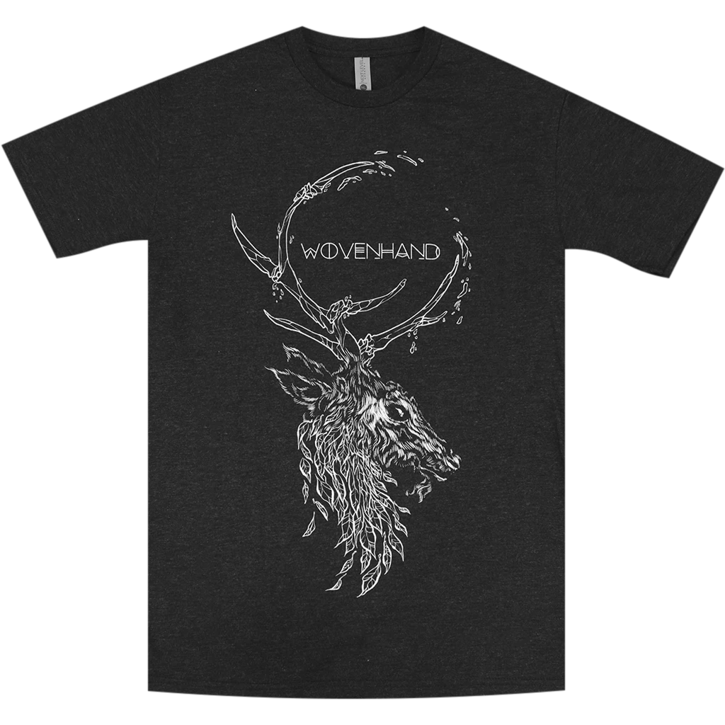 Wovenhand Deer Leaf Black T-Shirt 1 Wovenhand Deer Leaf Black T-Shirt