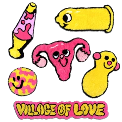 Village Of Love New Merch Day Off Ltd. Rugs