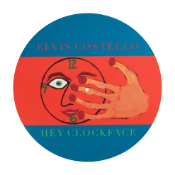 Elvis Costello Hey Clock Face Slipmat