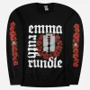 Emma Ruth Rundle Poppies Black Sweatshirt