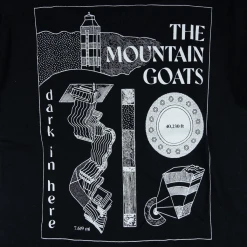 The Mountain Goats Superdeep Hole Women's Black T-Shirt