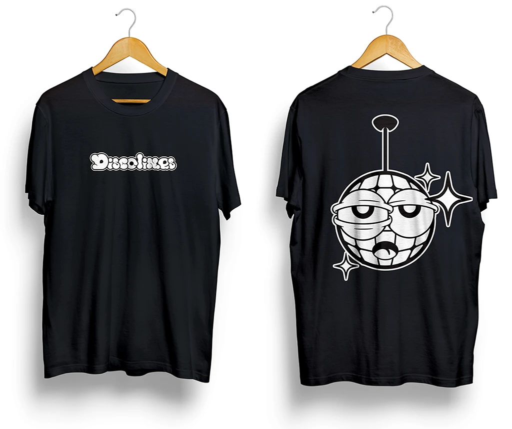 Disco Lines Disco Face T-Shirt 1 Disco Lines Disco Face T-Shirt