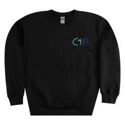 C418 Logo Black Sweatshirt