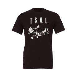 T.S.O.L. New Merch Cover EP Black T-Shirt
