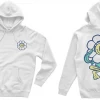 Disco Lines Flower Face Hoodie New Merch