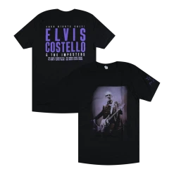 Elvis Costello New Merch Four Nights Only Tour T-Shirt