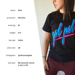 Autostraddle Gal Pal Black Tee New Merch 11 Autostraddle Gal Pal Black Tee New Merch