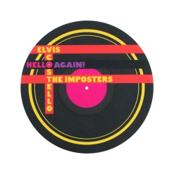 Elvis Costello New Merch Hello Again Slipmat