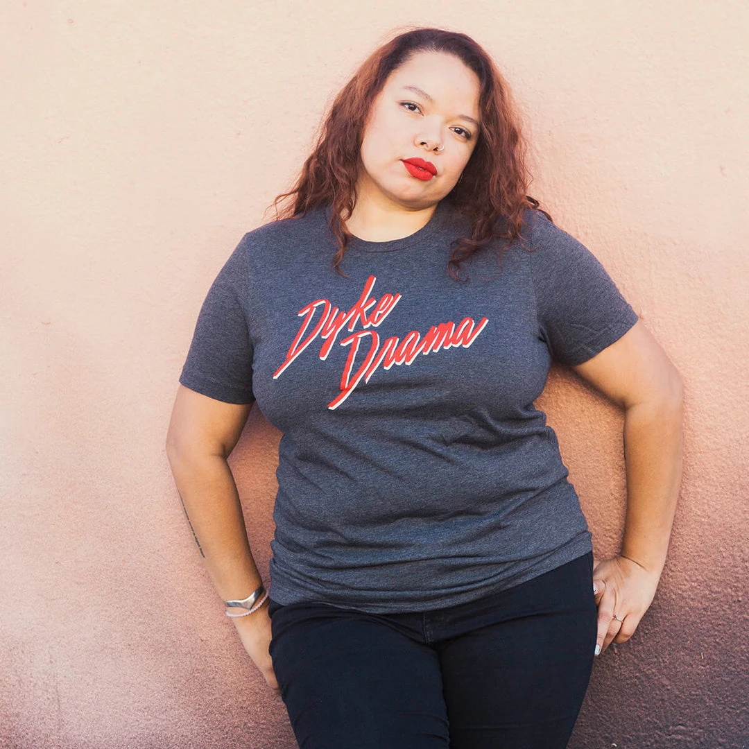 Autostraddle Dyke Drama Tee New Merch 2 Autostraddle Dyke Drama Tee New Merch