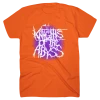 Knights Of The Abyss Purple Splatter Orange T-Shirt New Merch