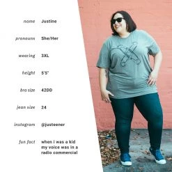 Autostraddle Basic Scissoring Grey Tri-Blend