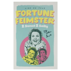 Fortune Feimster New Merch 2 Sweet 2 Salty - Live On Tour Signed Poster