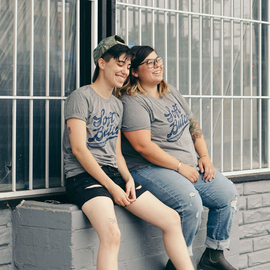 Autostraddle New Merch Soft Butch Grey Tri-Blend 4 Autostraddle New Merch Soft Butch Grey Tri-Blend