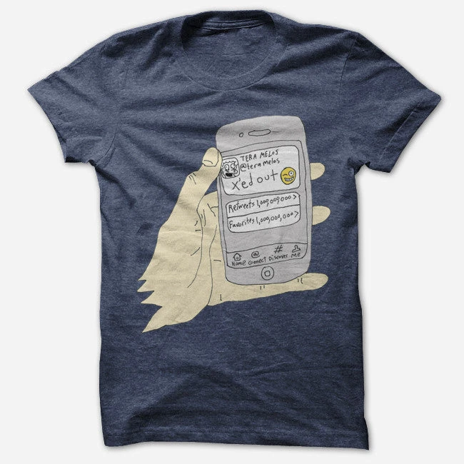 Tera Melos X'ed Phone T-Shirt 3 Tera Melos X'ed Phone T-Shirt